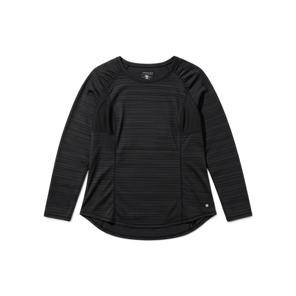Xersion Performance Long Sleeve Top Women XL Athleisure Gorpcore Sporty Black